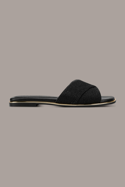 Donna Karan HARMONY WOVEN SLIDE SANDAL