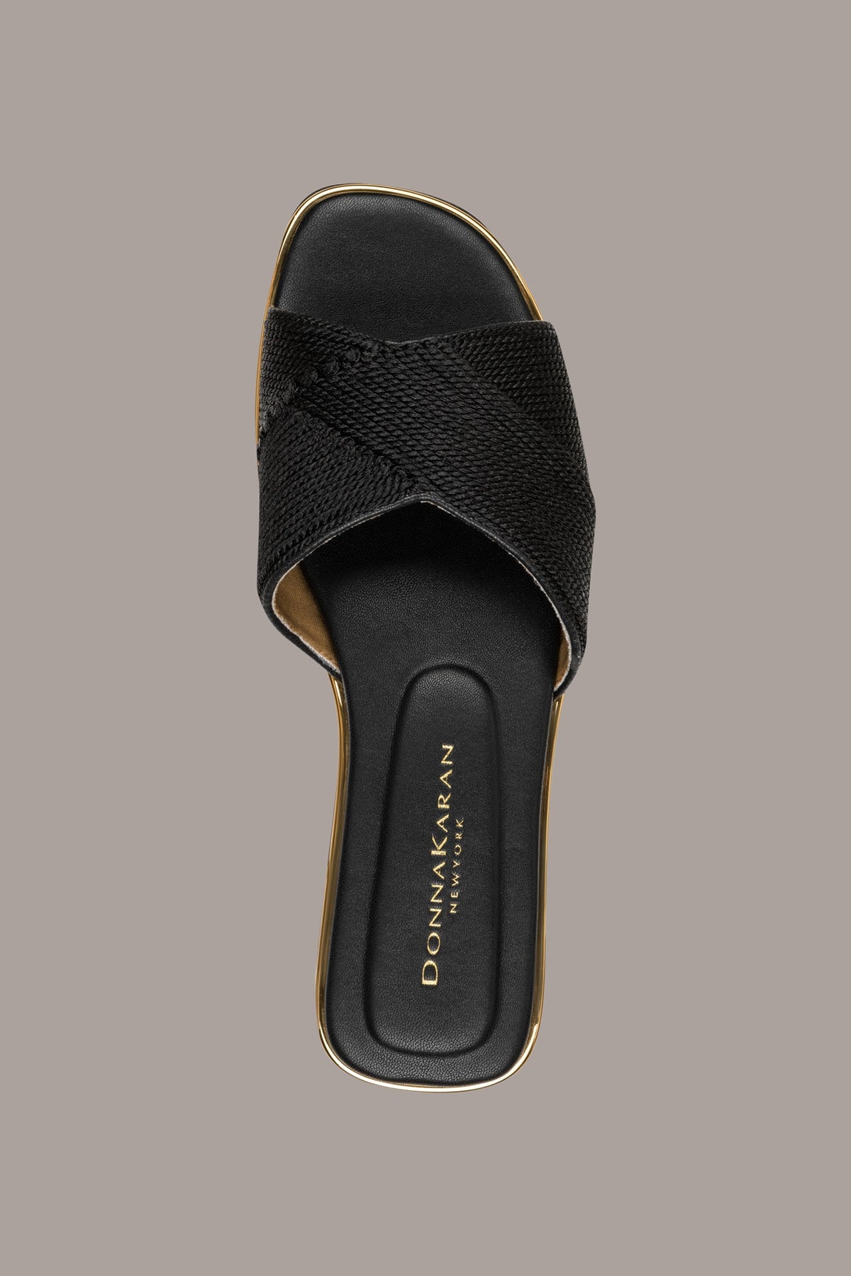 Donna Karan HARMONY WOVEN SLIDE SANDAL