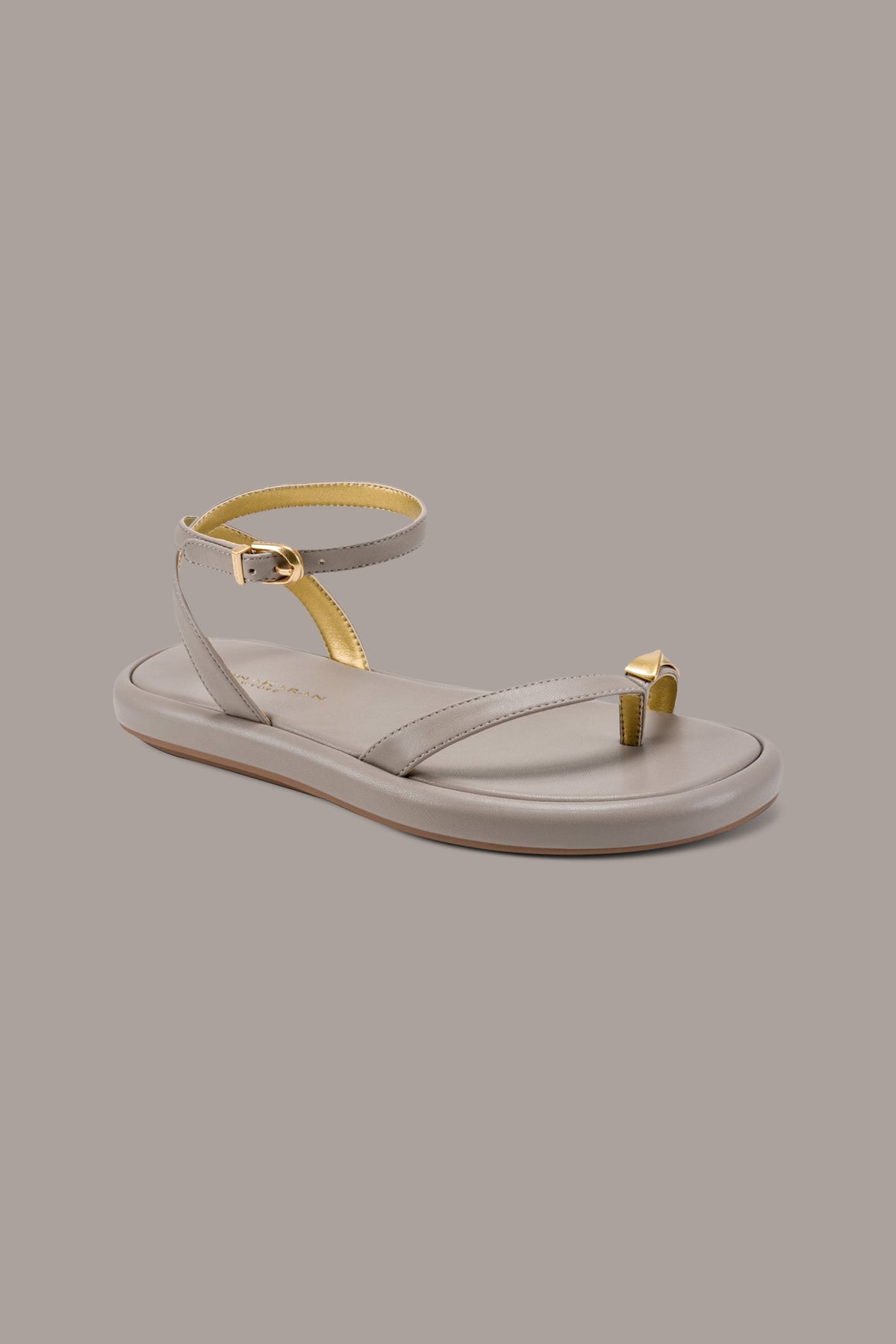 Donna Karan TABITHA ANKLE STRAP FLAT SANDAL