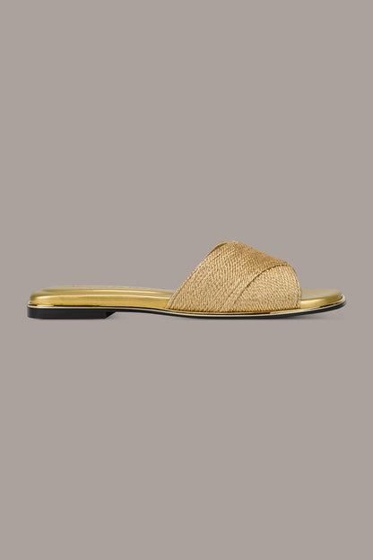 Donna Karan HARMONY WOVEN SLIDE SANDAL