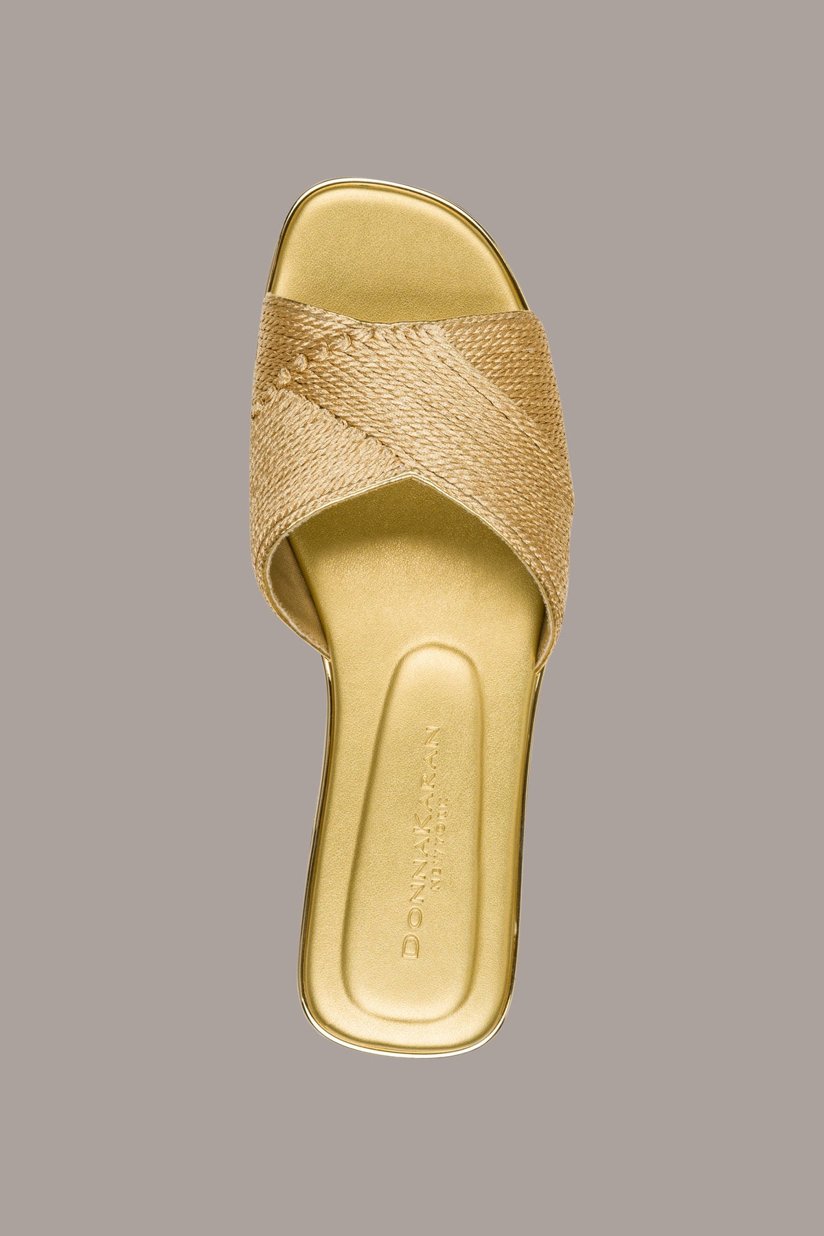 Donna Karan HARMONY WOVEN SLIDE SANDAL