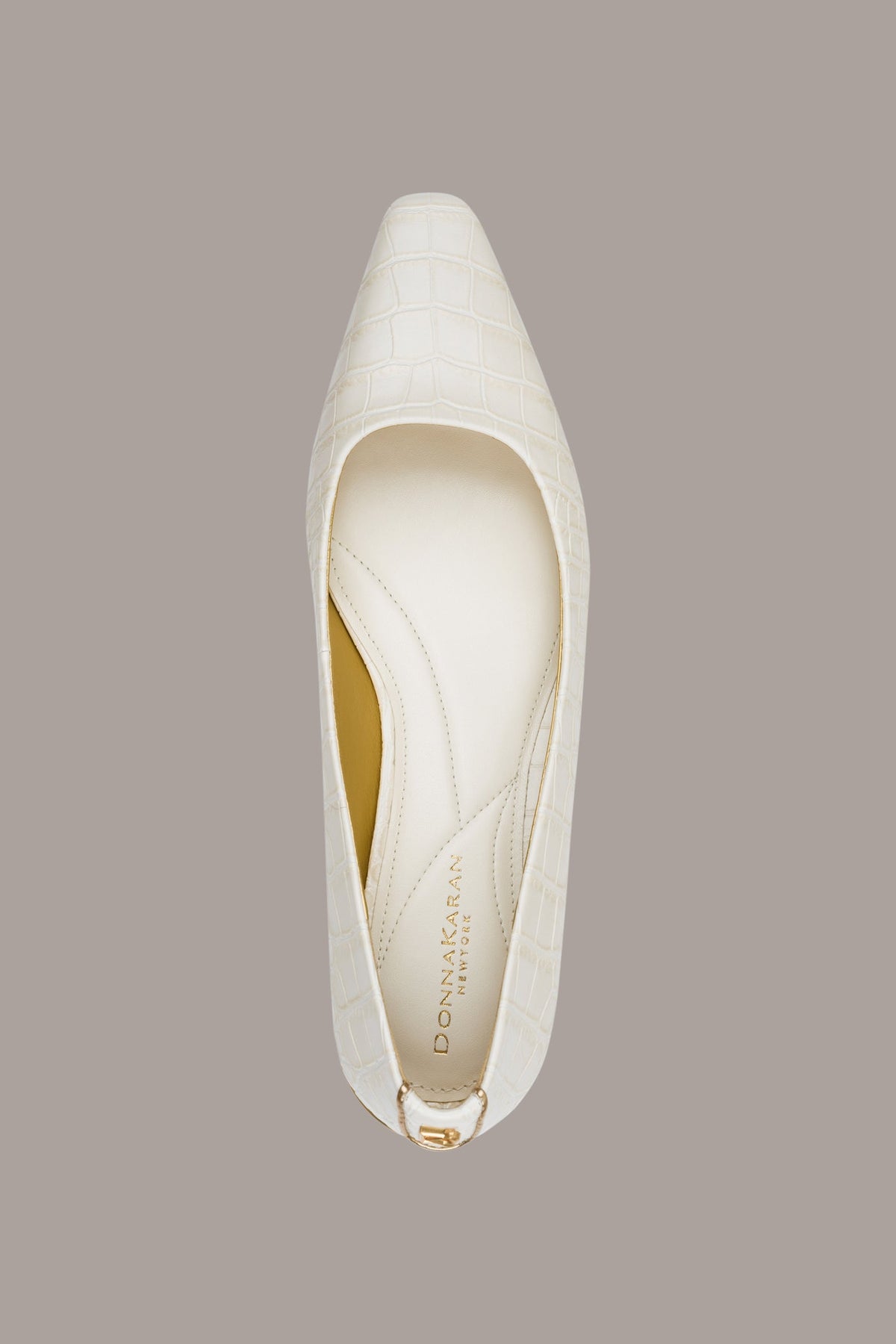 Donna Karan SAVITA CROC-EFFECT FLAT