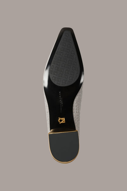 Donna Karan SAVITA CROC-EFFECT FLAT