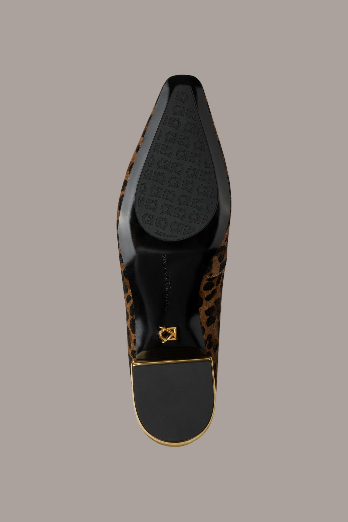 Donna Karan SAVITA LEOPARD-PRINT CALF HAIR FLAT