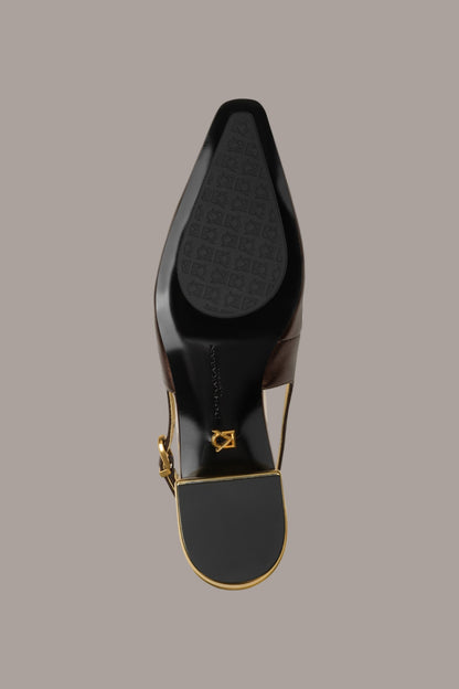 Donna Karan SAVITA POINTED SLINGBACK FLAT