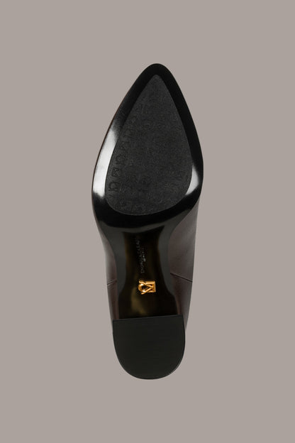 Donna Karan RAINE GOLD-TRIMMED CHELSEA BOOTIE