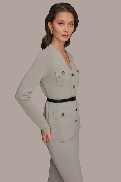 Donna Karan UTILITY SWEATER BLAZER