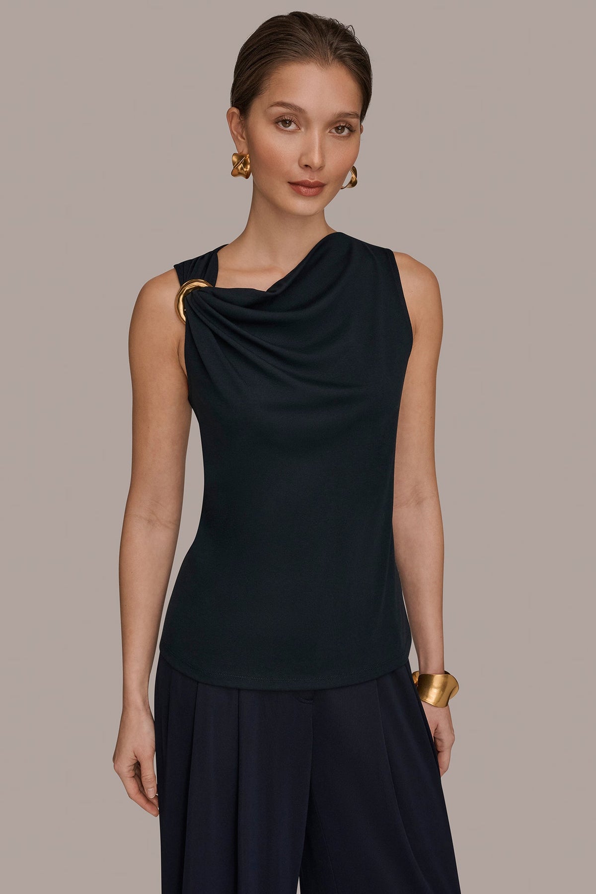 Donna Karan ASYMMETRIC BLOUSE