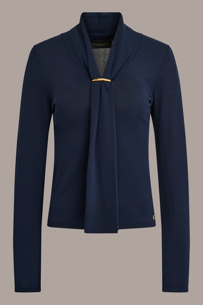Donna Karan DRAPED SCARF SWEATER