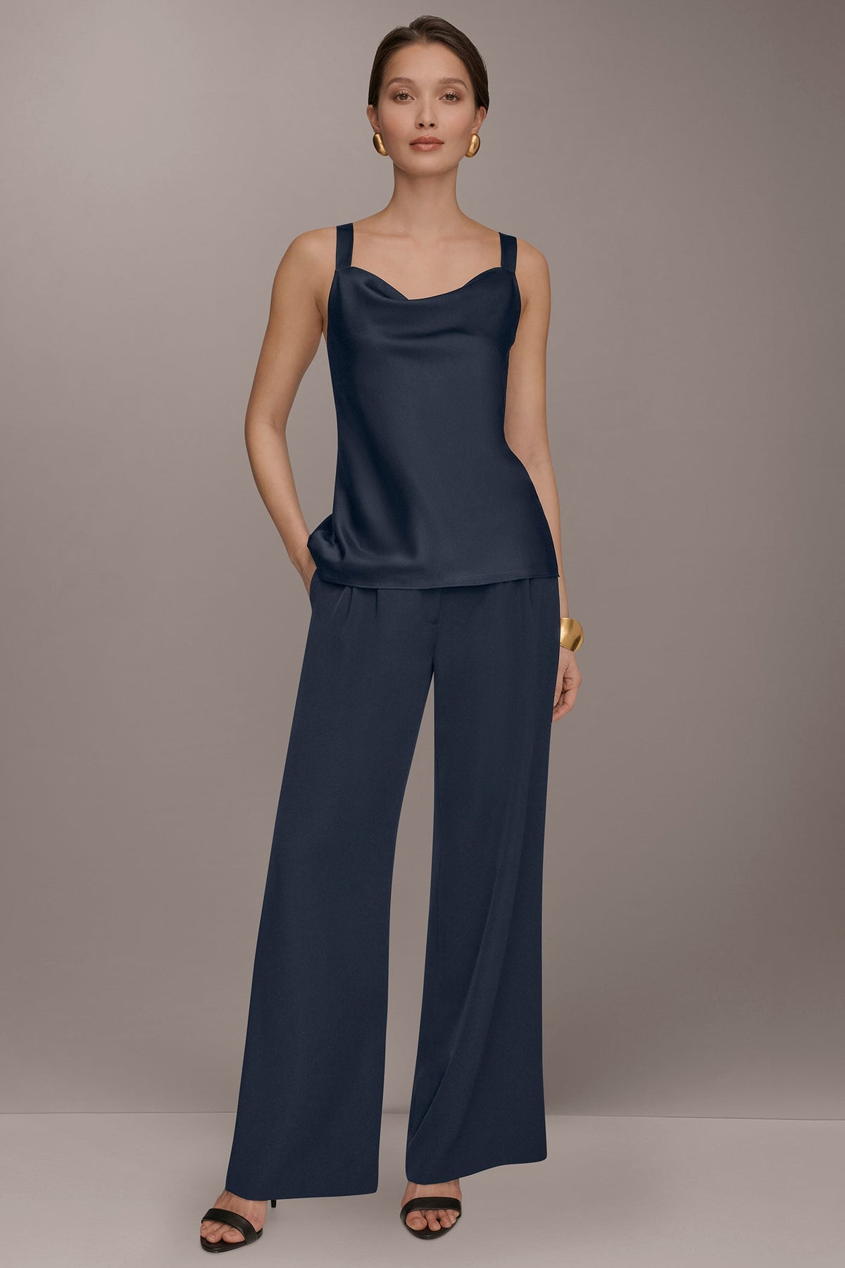 Donna Karan COWL-NECK CAMI