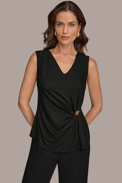 Donna Karan V-NECK TOP