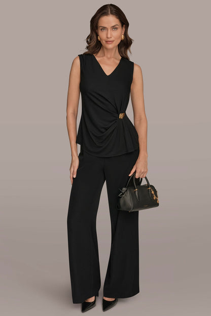 Donna Karan V-NECK TOP