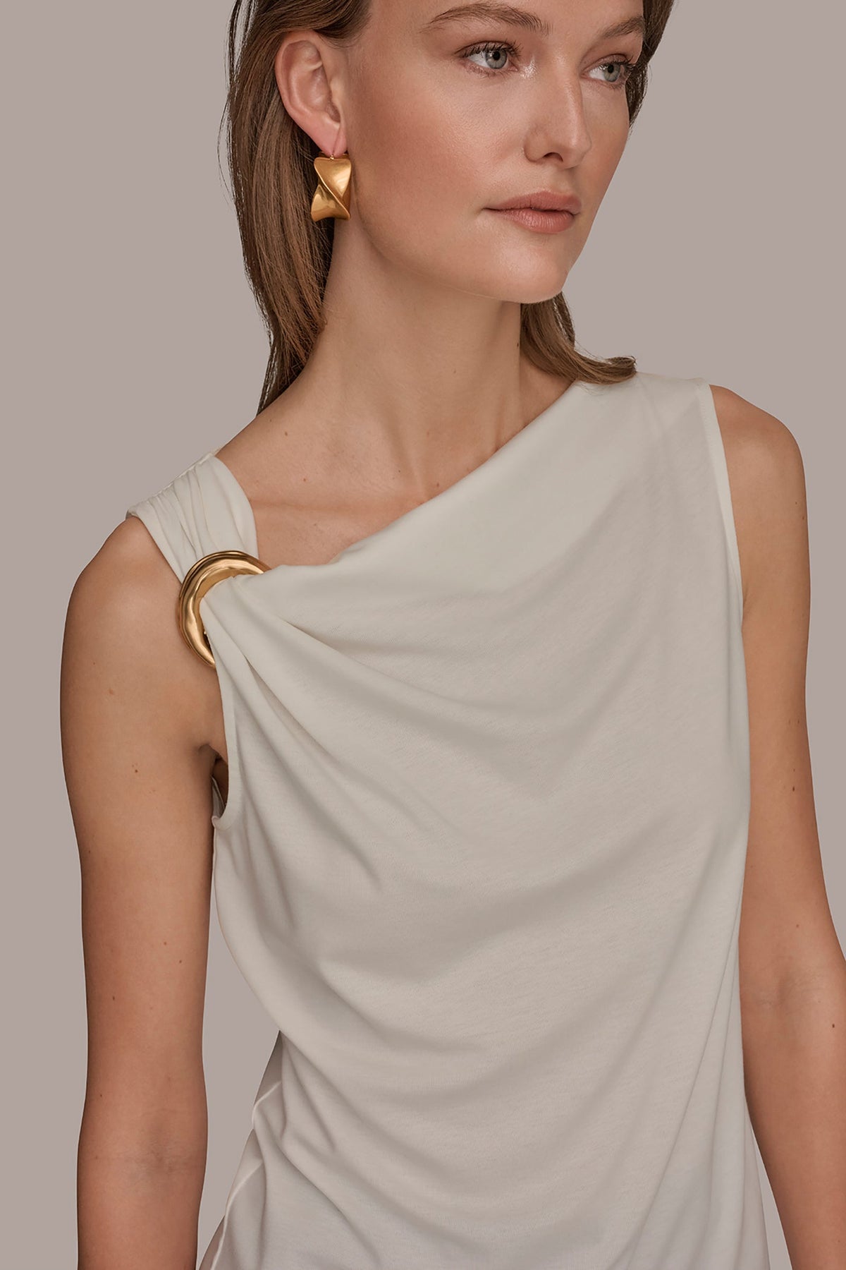Donna Karan ASYMMETRIC BLOUSE
