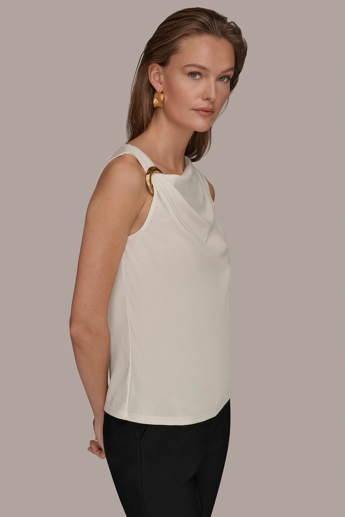 Donna Karan ASYMMETRIC BLOUSE