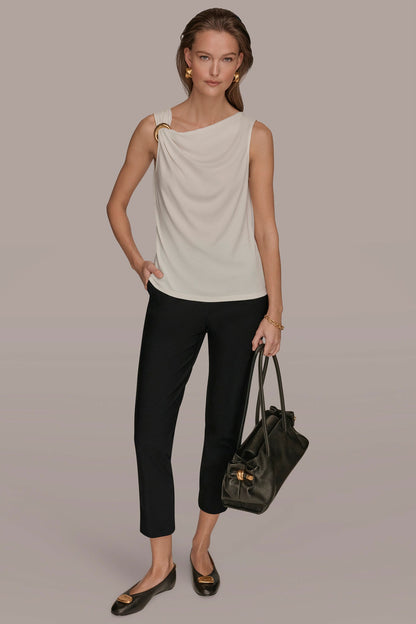 Donna Karan ASYMMETRIC BLOUSE