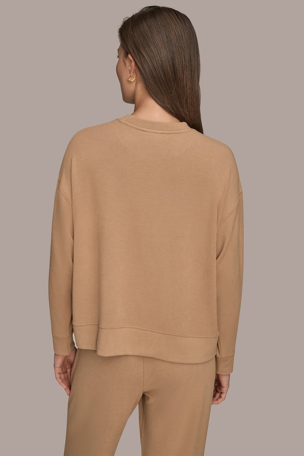 Donna Karan LONG SLEEVE SWEATSHIRT