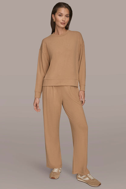 Donna Karan LONG SLEEVE SWEATSHIRT