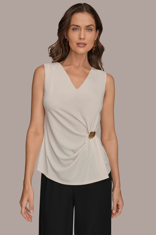 Donna Karan V-NECK TOP