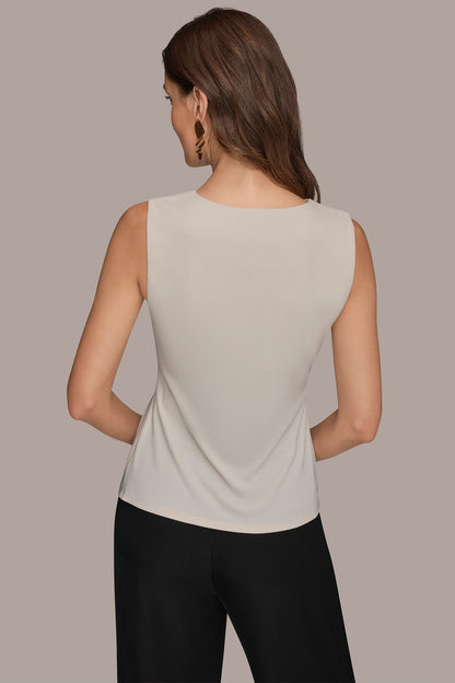 Donna Karan V-NECK TOP