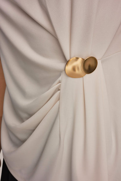 Donna Karan V-NECK TOP