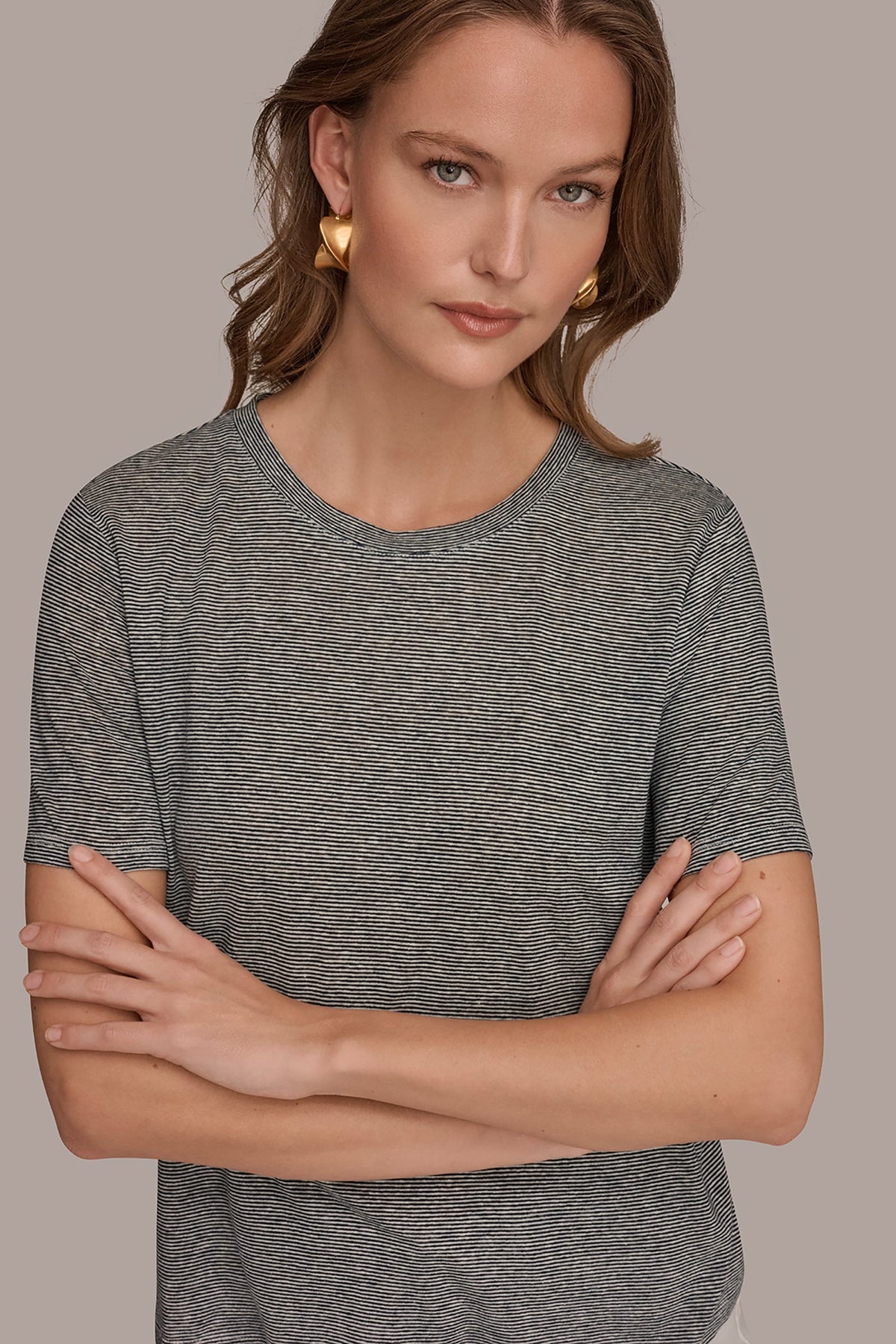 Donna Karan SHORT SLEEVE TEE