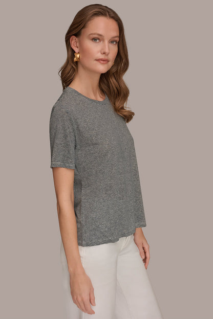 Donna Karan SHORT SLEEVE TEE