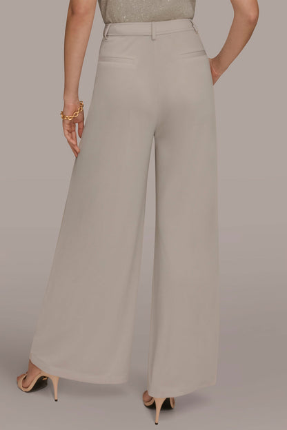 Donna Karan PLEATED KNIT PANT