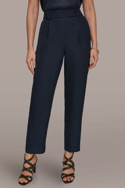 Donna Karan PLEATED STRAIGHT PANT