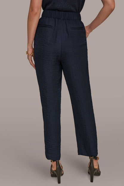 Donna Karan PLEATED STRAIGHT PANT