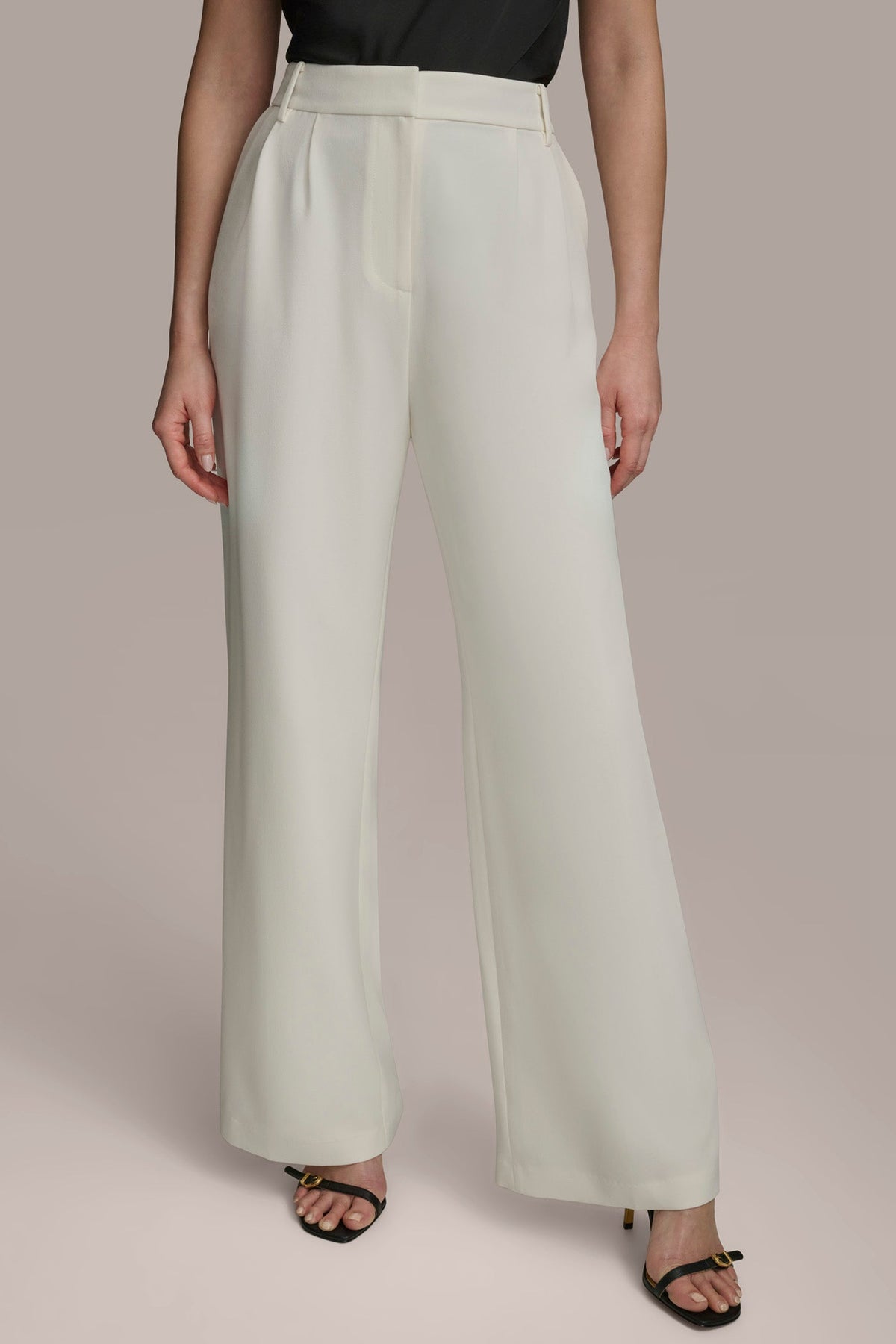 Donna Karan WIDE PANT WITH PLEATS