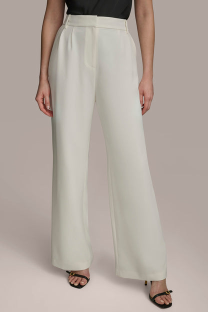 Donna Karan WIDE PANT WITH PLEATS