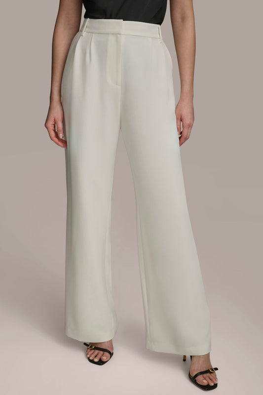 Donna Karan WIDE PANT WITH PLEATS