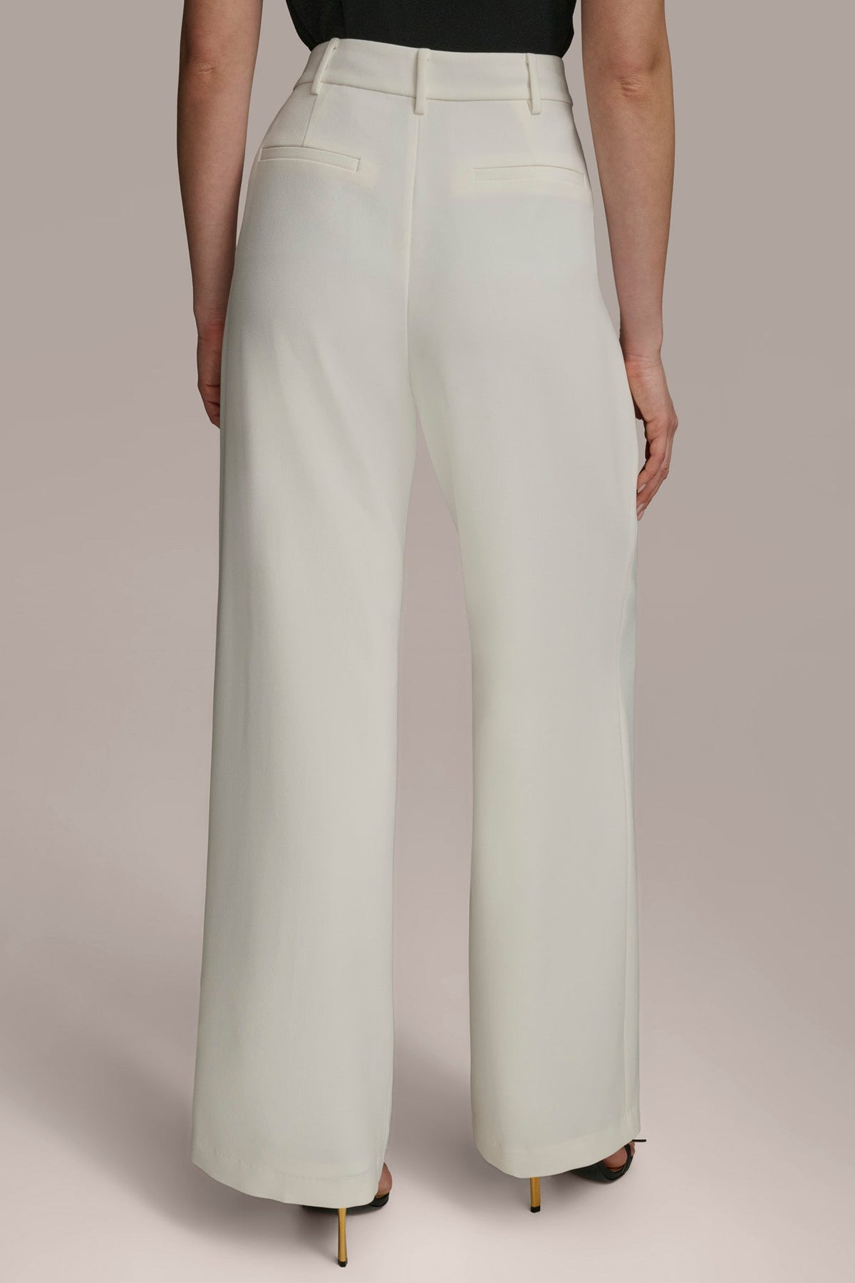 Donna Karan WIDE PANT WITH PLEATS