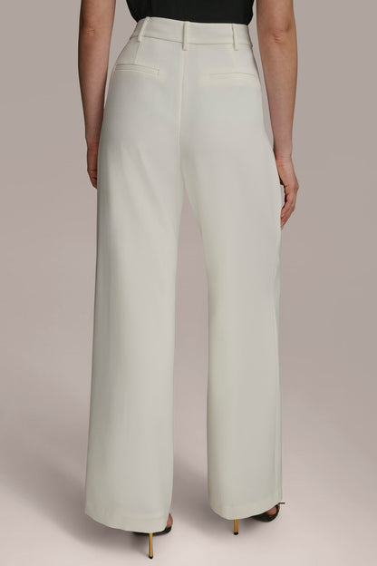 Donna Karan WIDE PANT WITH PLEATS