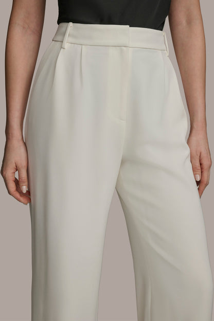 Donna Karan WIDE PANT WITH PLEATS