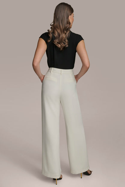 Donna Karan WIDE PANT WITH PLEATS