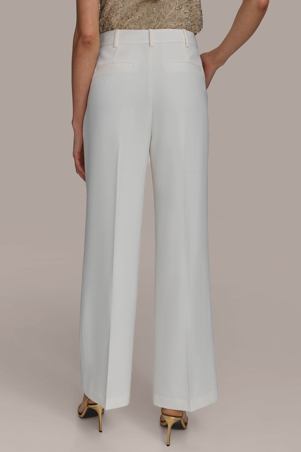 Donna Karan WIDE PANT WITH PLEATS