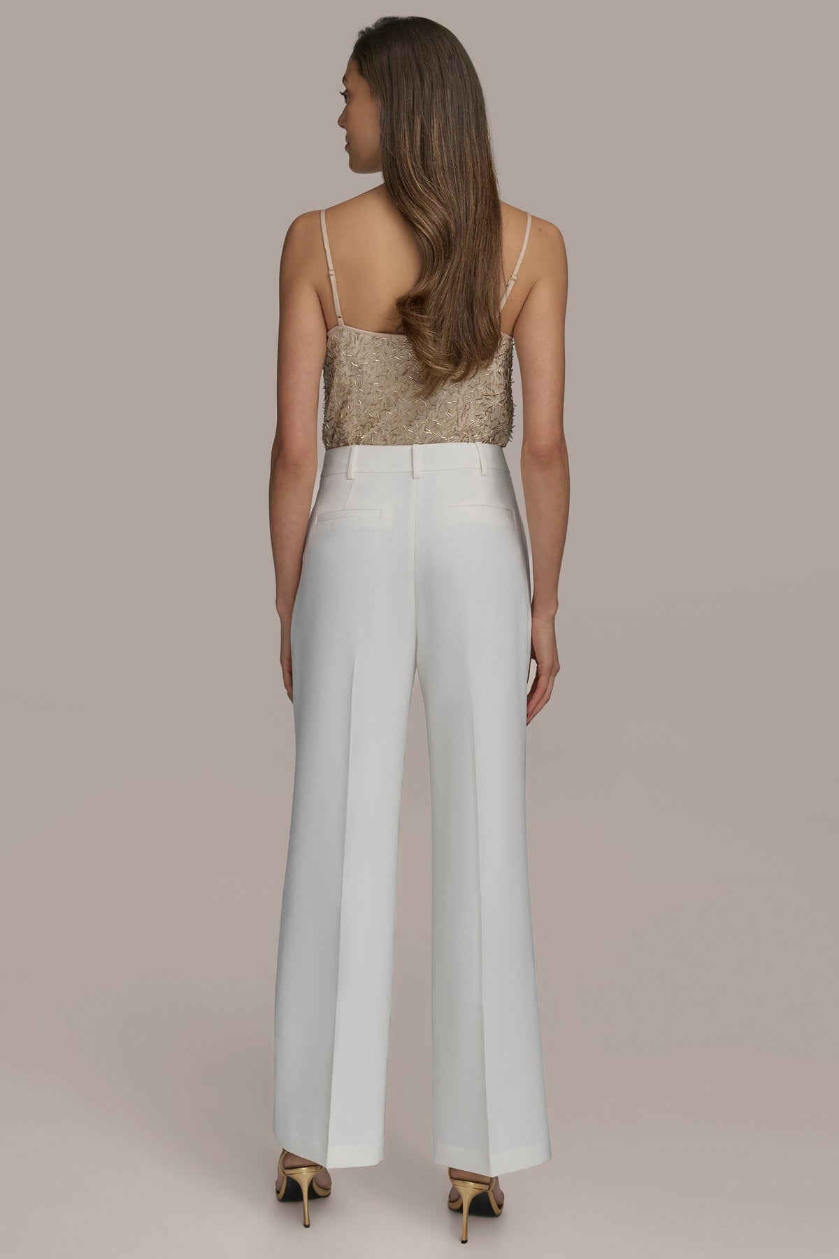 Donna Karan WIDE PANT WITH PLEATS