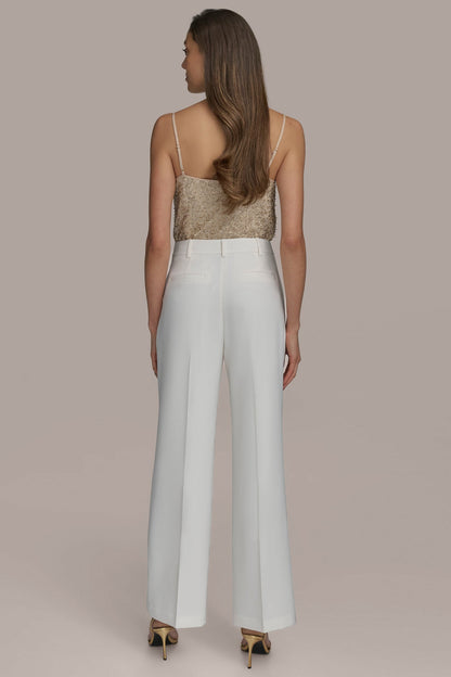 Donna Karan WIDE PANT WITH PLEATS