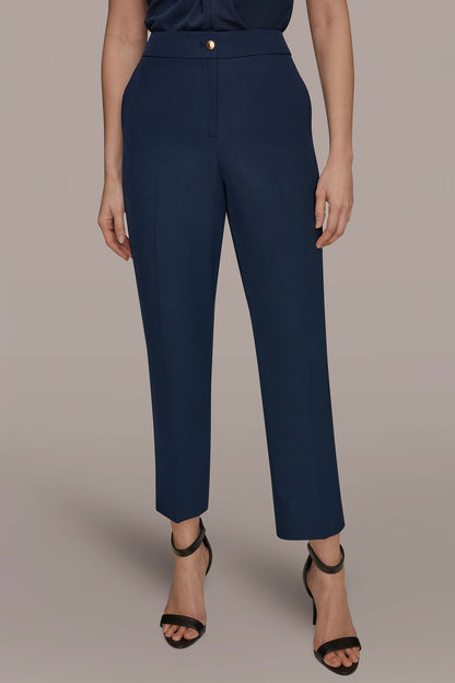 Donna Karan MID-RISE SLIM ANKLE PANT