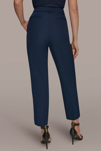 Donna Karan MID-RISE SLIM ANKLE PANT