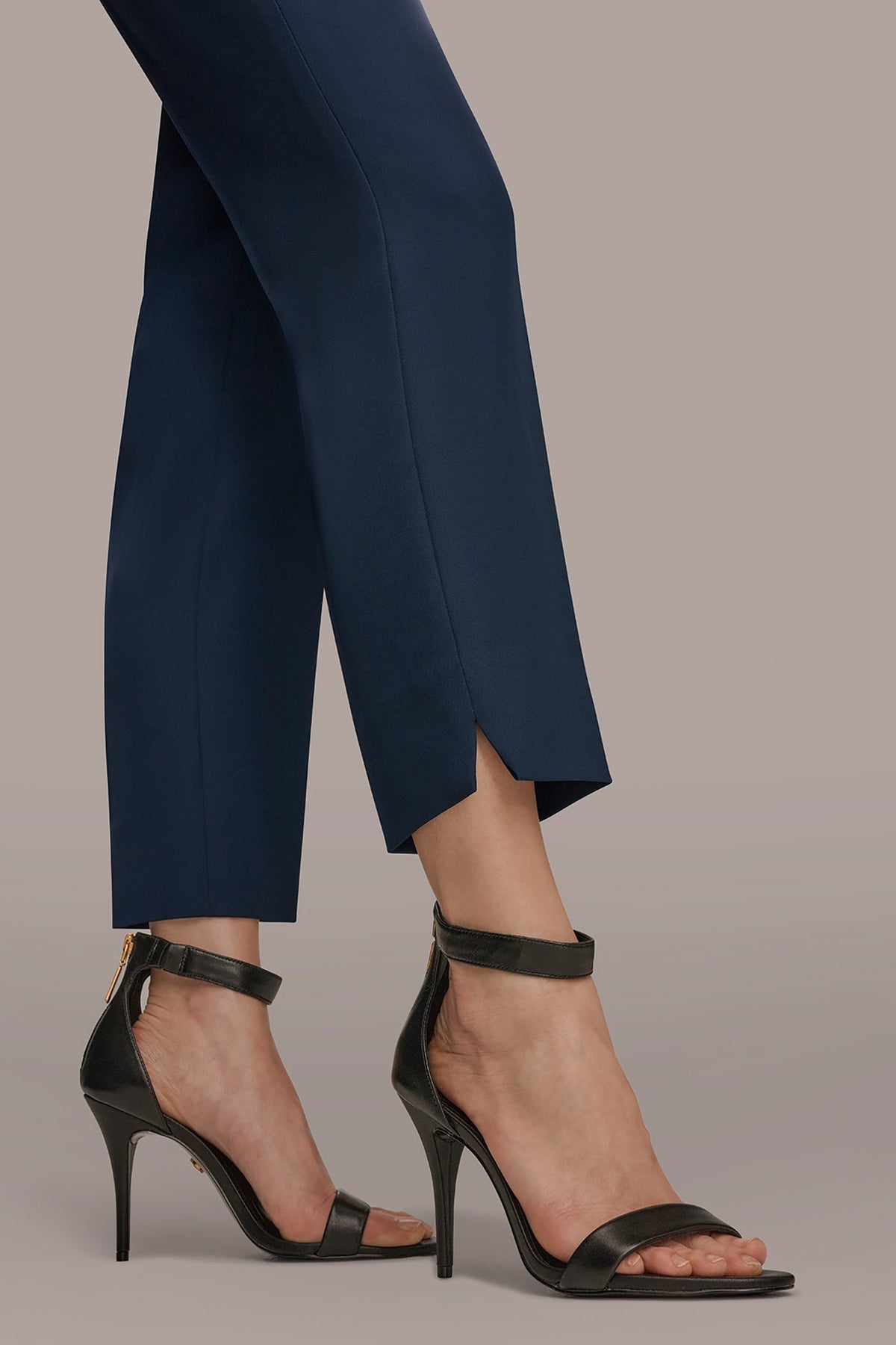 Donna Karan MID-RISE SLIM ANKLE PANT