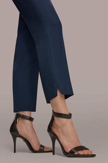 Donna Karan MID-RISE SLIM ANKLE PANT