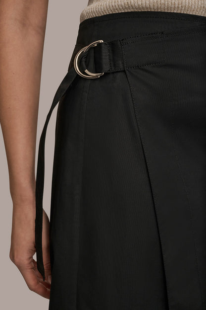 Donna Karan ASYMMETRIC MIDI WRAP CARGO SKIRT