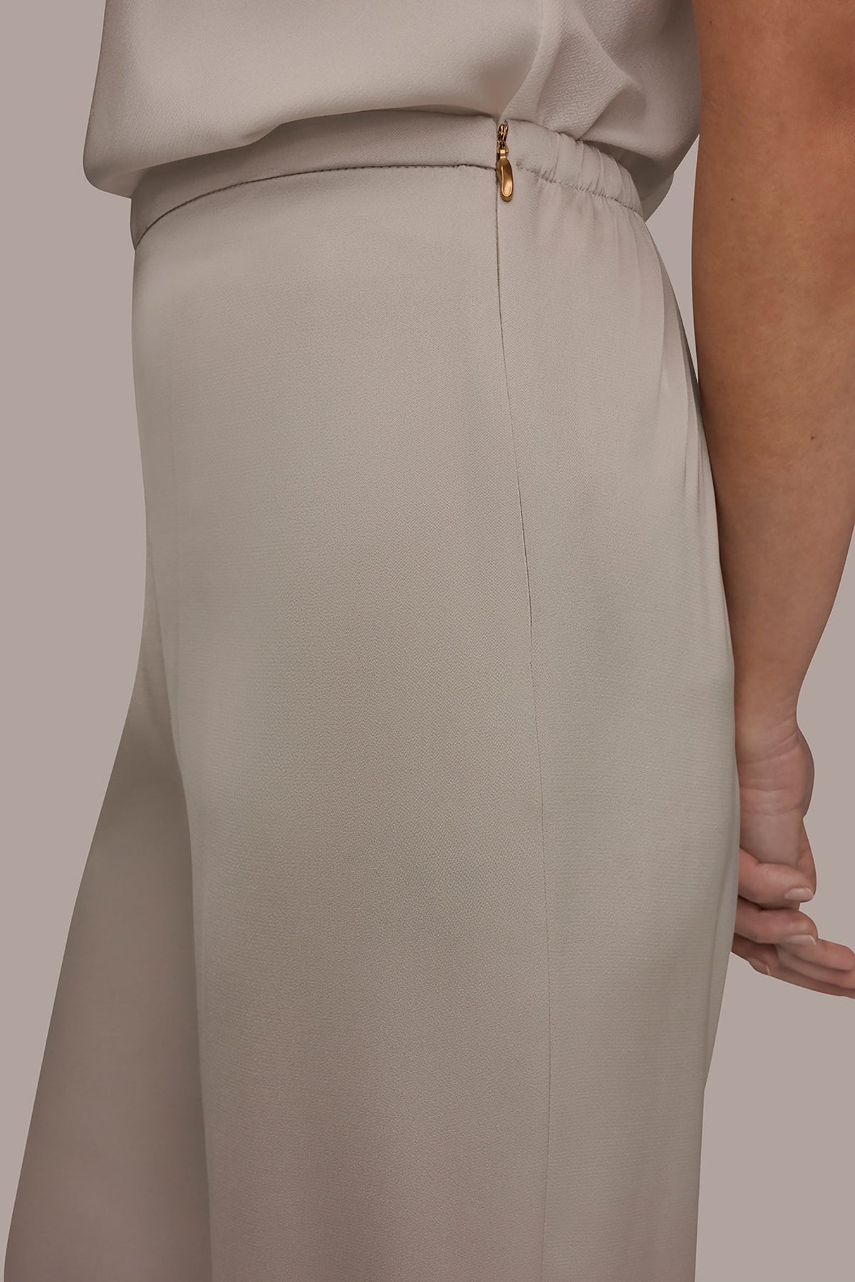 Donna Karan WIDE LEG PULL ON PANT