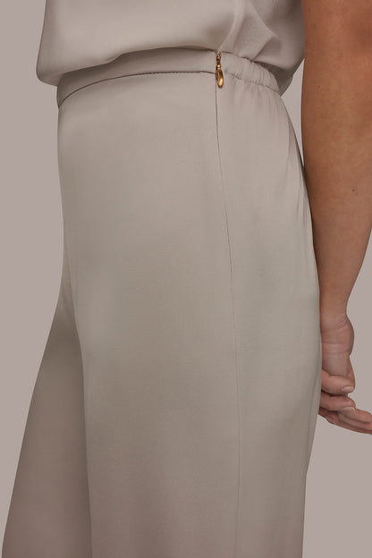 Donna Karan WIDE LEG PULL ON PANT