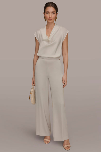 Donna Karan WIDE LEG PULL ON PANT