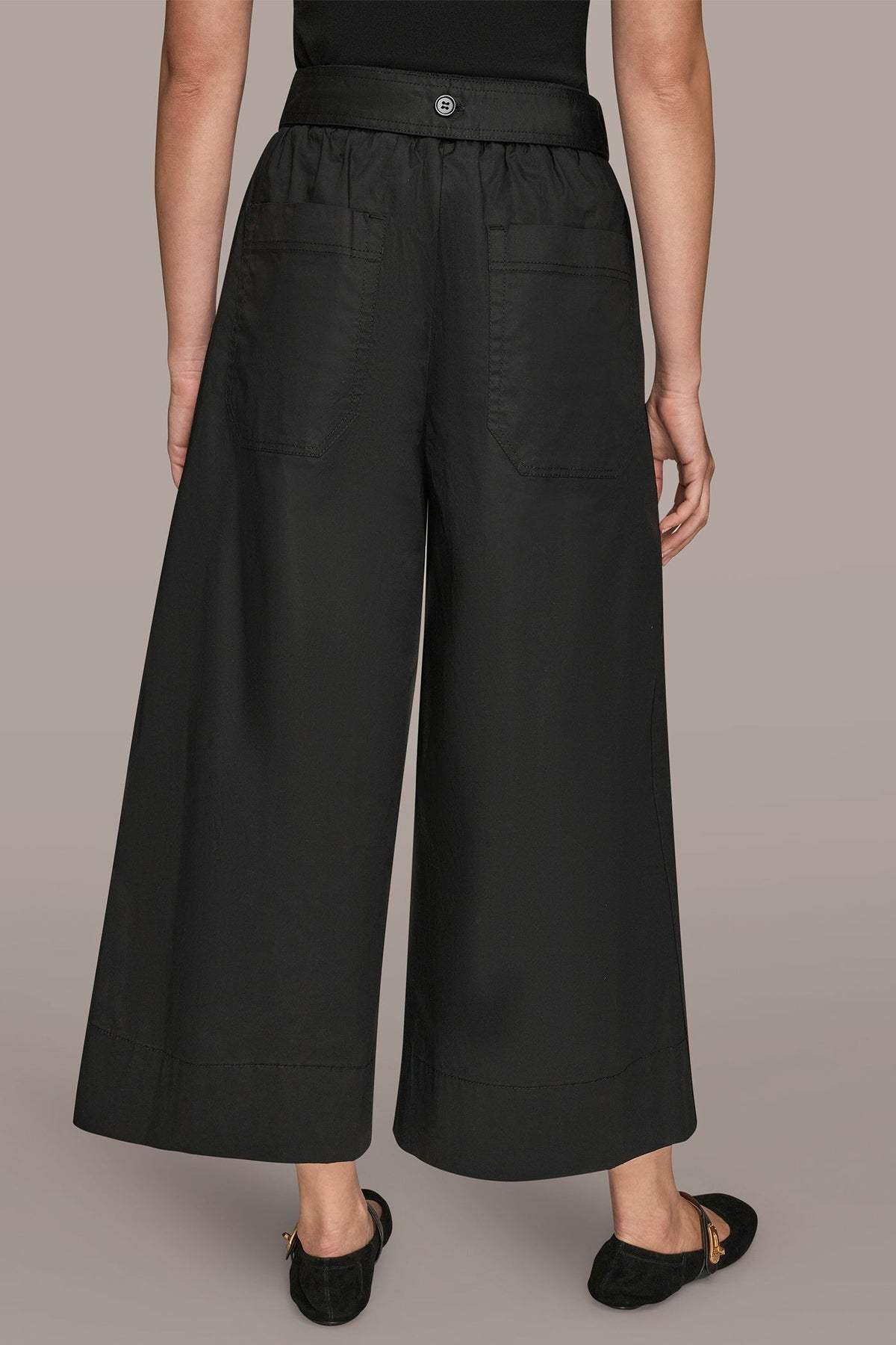 Donna Karan CROPPED MID-RISE PANT