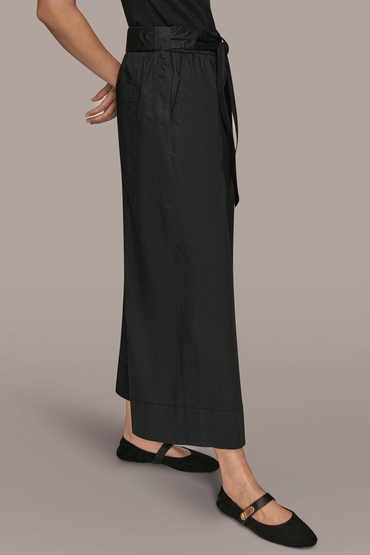 Donna Karan CROPPED MID-RISE PANT