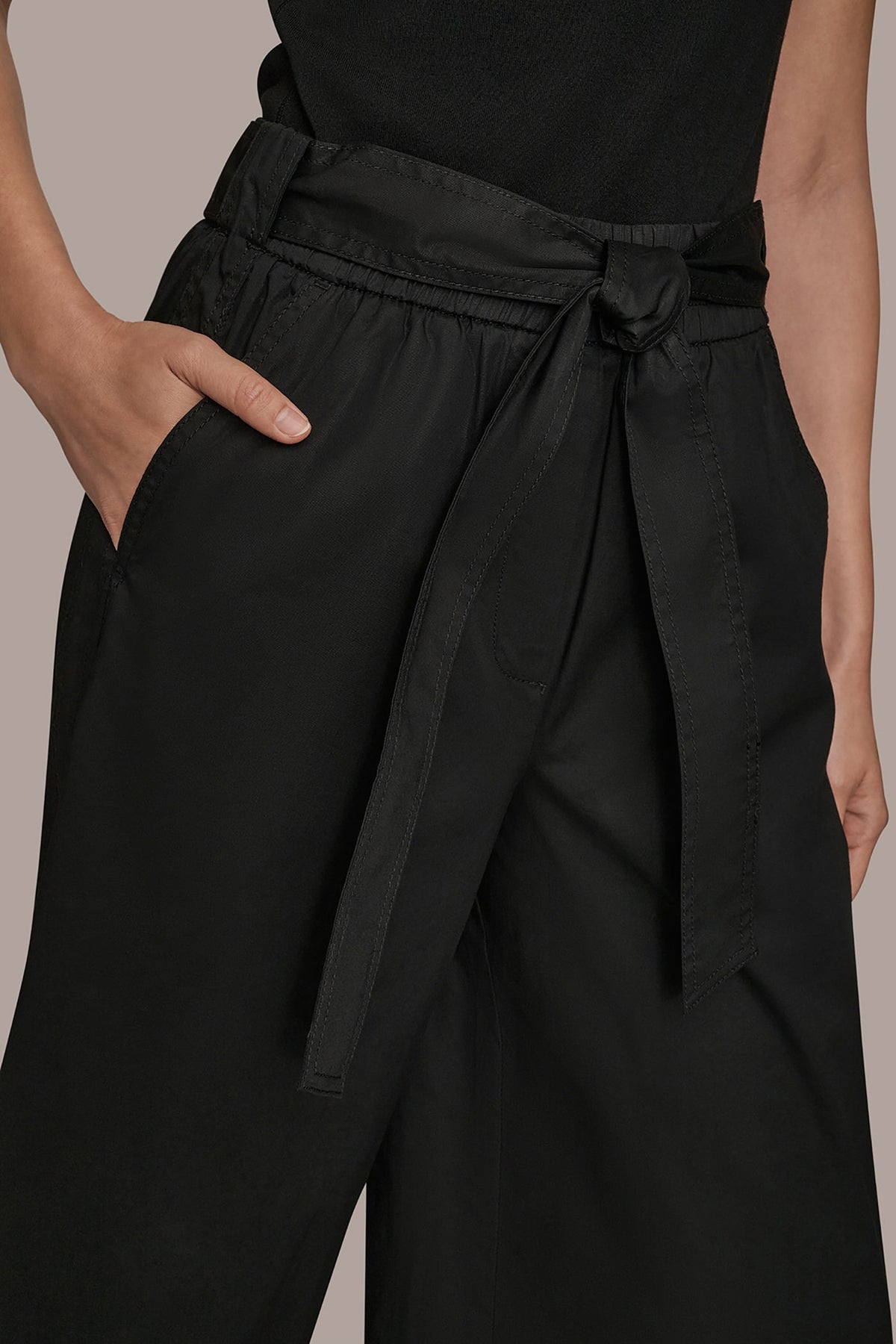 Donna Karan CROPPED MID-RISE PANT